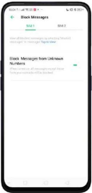 Realme C2 - Block unwanted calls and messages - 3