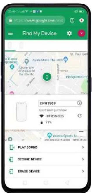 Realme C2 - Find my device - 7
