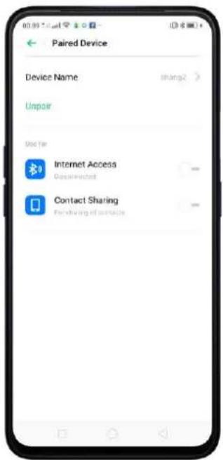 Realme C2 - Tether via Bluetooth. - 3
