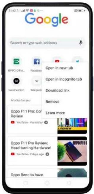 Realme C2 - Search the web - 6