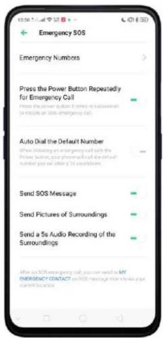 Realme C2 - Emergency SOS - 8