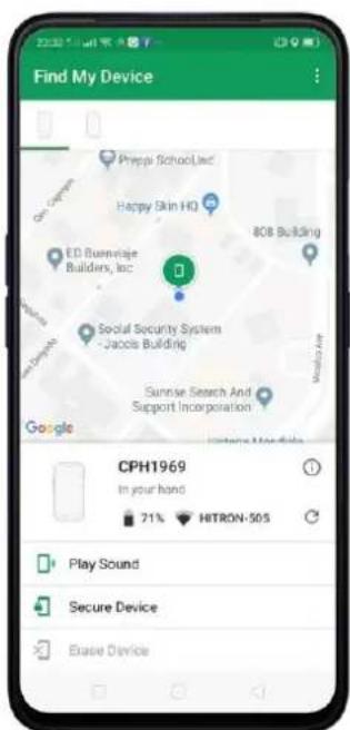 Realme C2 - Find my device - 6