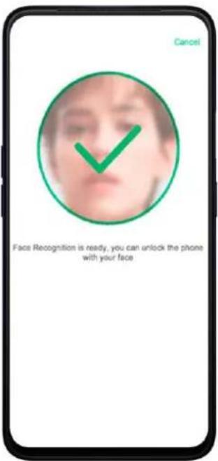 Realme C2 - Enroll a face - 5
