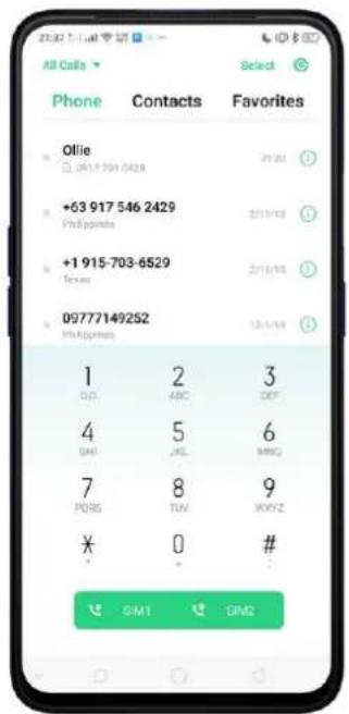 Realme C2 - Make and Answer Phone Calls - 5