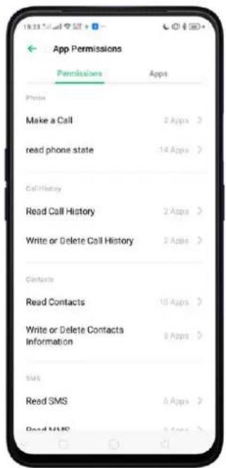 Realme C2 - Privacy Permissions - 3