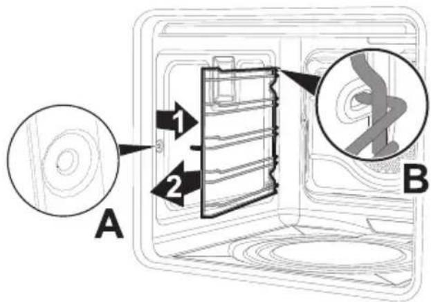 SMEG SF6101VN - Removing rack/tray support frames - 1