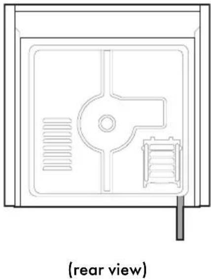 SMEG SF6101VN - Position of the power cable - 1