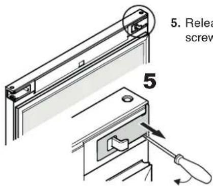 5. Release screw 5