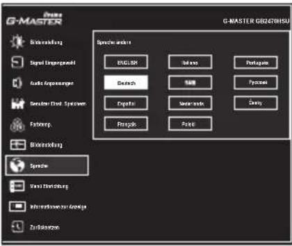 IIYAMA G-Master Red Eagle G2470HSU - Sprache Language - 1