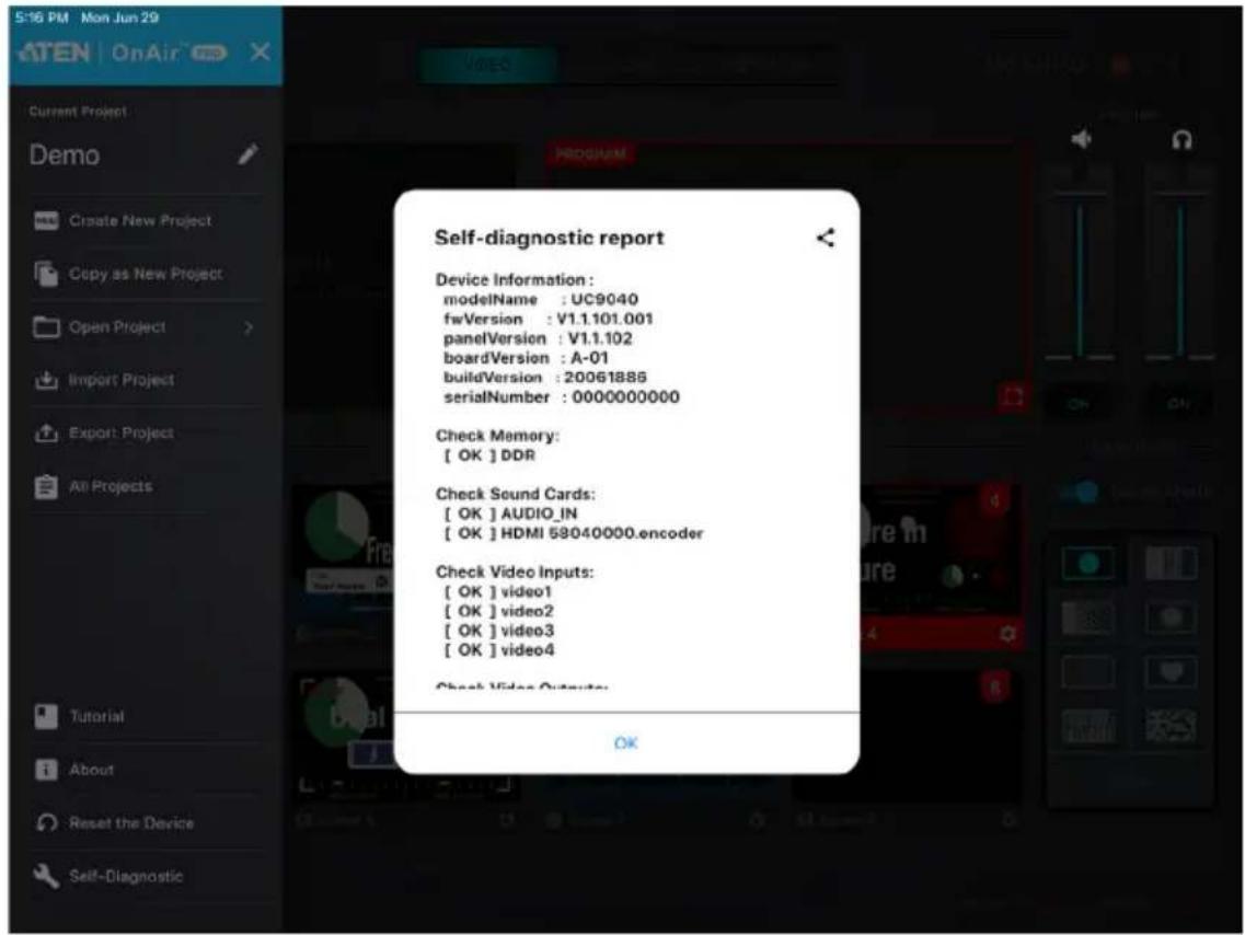 ATEN UC9040 - Self-Diagnostic - 1