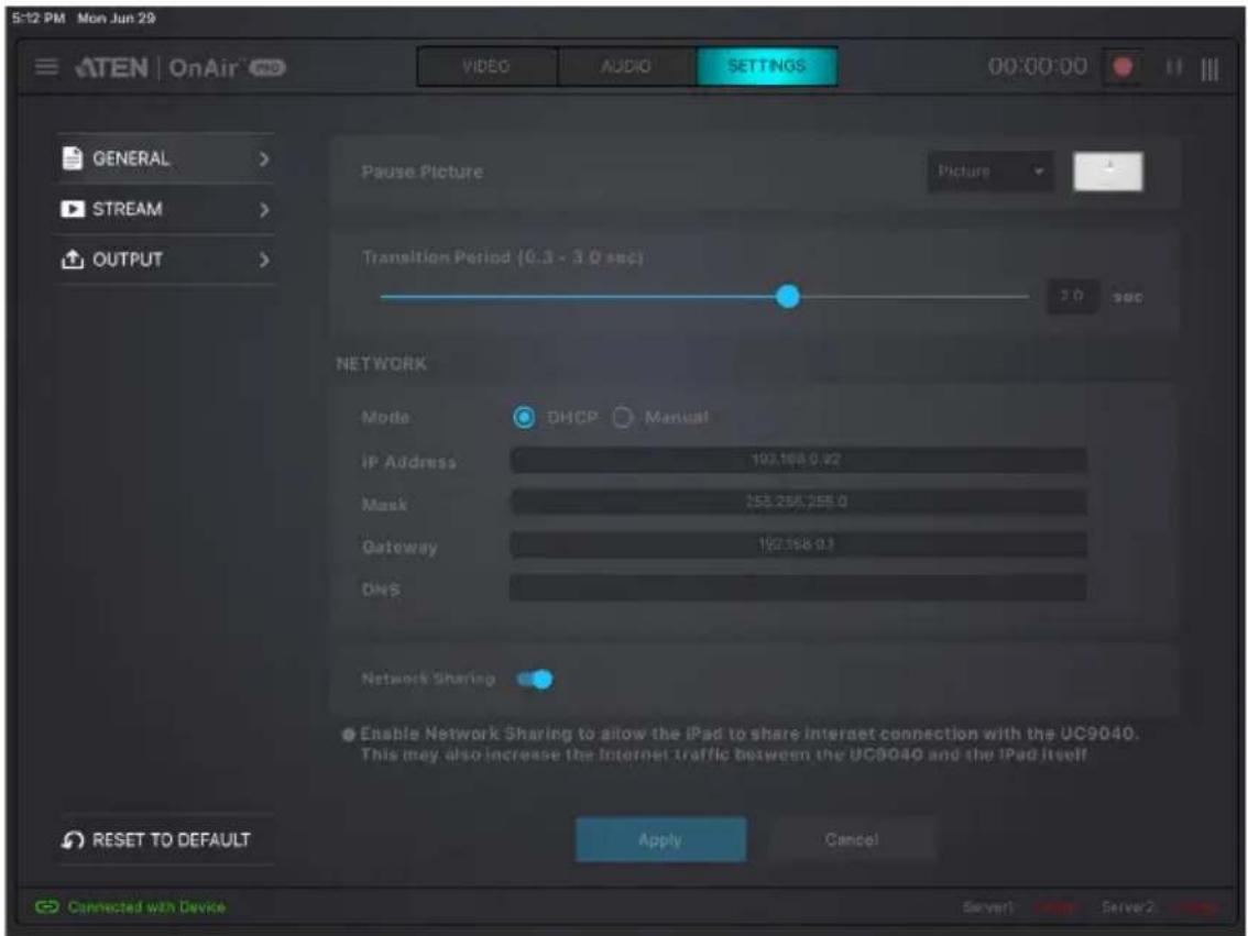 ATEN UC9040 - Settings - 1