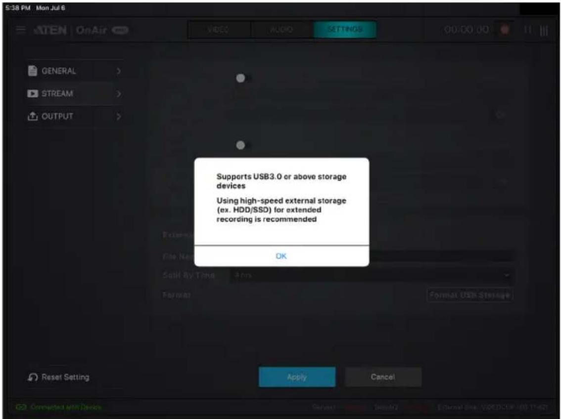 ATEN UC9040 - External Storage Settings - 3