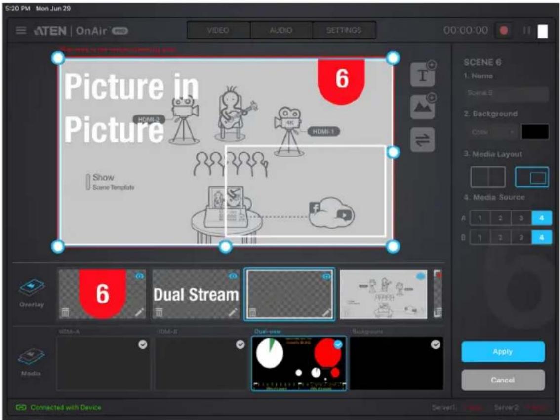 ATEN UC9040 - Re-order the Overlays - 1