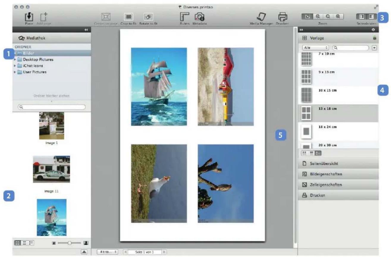 LaserSoft Imaging PrinTao 8 - Main Window - 1