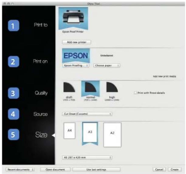 LaserSoft Imaging PrinTao 8 - Creating a new Document - 1