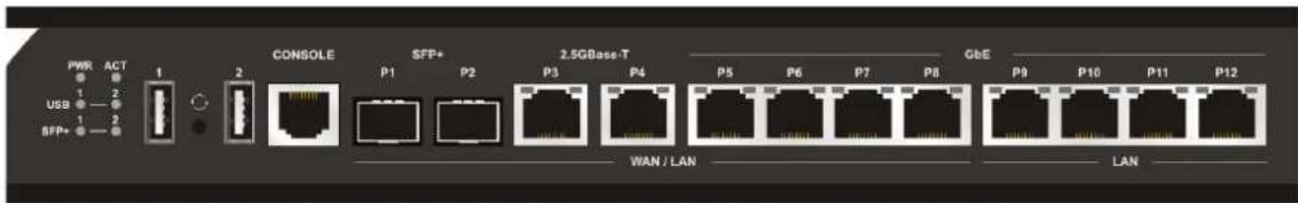 Draytek Vigor 3910 - I-1-1 Indicators and Connectors - 2