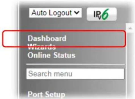 Draytek Vigor 3910 - I-5 Dashboard - 1