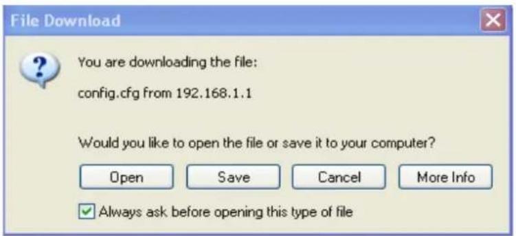 Draytek Vigor 3910 - Backing up the Configuration - 1