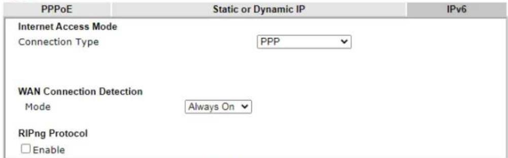 Draytek Vigor 3910 - II-2-2-4 Details Page for IPv6 – PPP - 2
