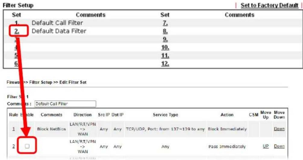 Draytek Vigor 3910 - A-1 How to Configure Certain Computers Accessing to Internet - 2