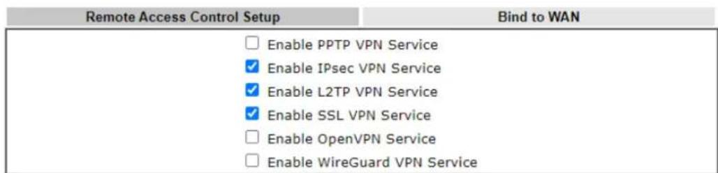 Draytek Vigor 3910 - III-1-1-1 Remote Access Control Setup - 1