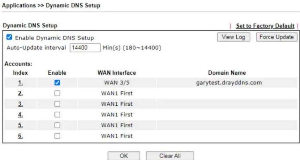 Draytek Vigor 3910 - A-2 How to use DrayDDNS? - 1