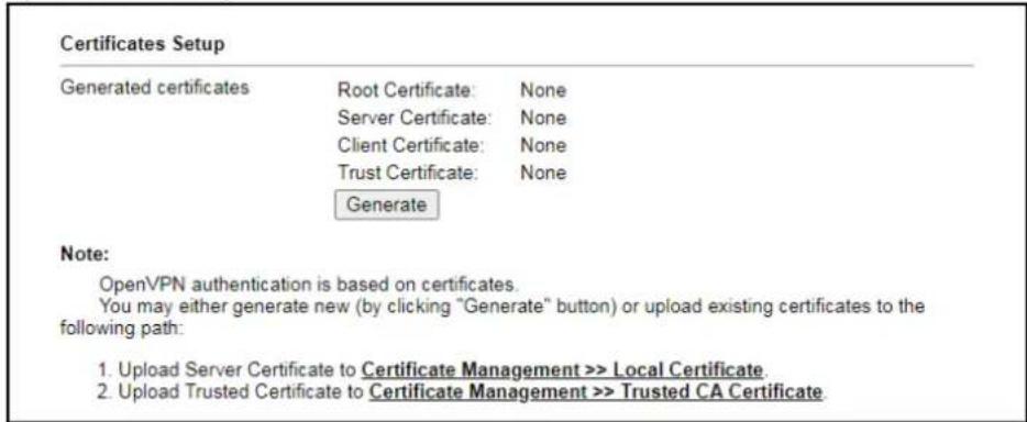 Draytek Vigor 3910 - VPN Authentication Setting - 2