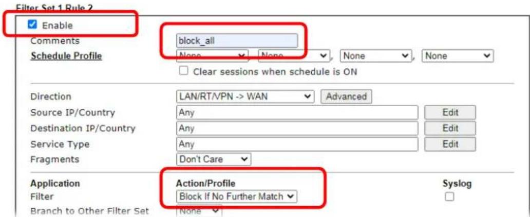 Draytek Vigor 3910 - A-1 How to Configure Certain Computers Accessing to Internet - 3