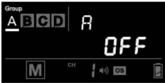 Cactus RF60x - Turning on and off a Slave Group - 1