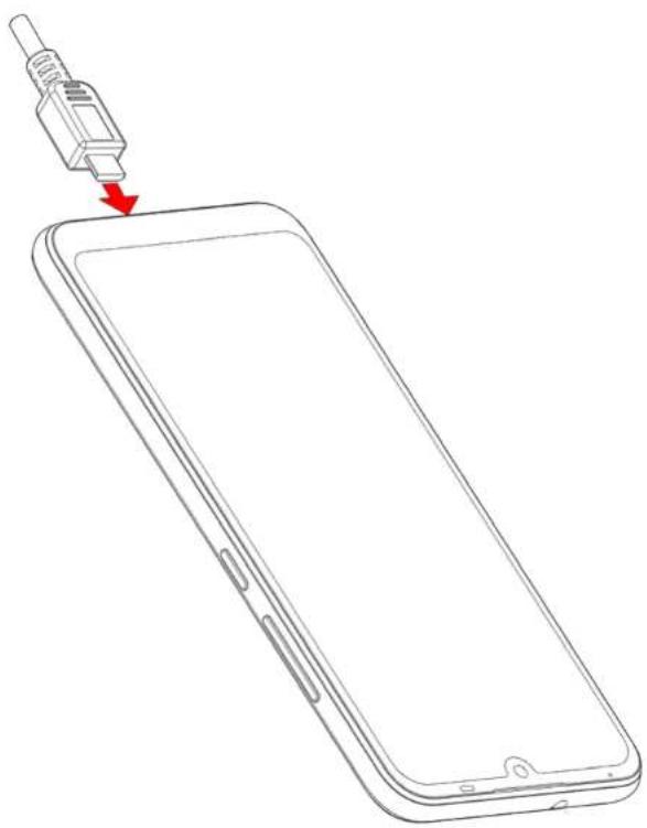 WIKO View 3 Lite - \~ Φόρτιση της μπαταρίας - 1