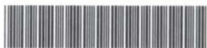 Barcode image with vertical lines and a sequence of dots above it