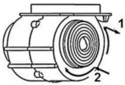 SCHNEIDER SL P1-60 A IXEZ - INSTALLATION DES / DER KOHLEFILTER(S): - 1