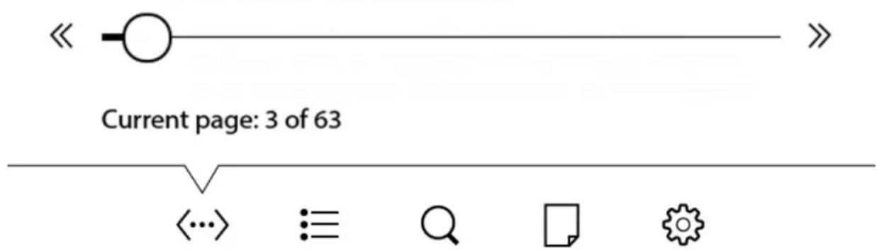 BOOKEEN Diva HD - PDF pop-up menu - 1