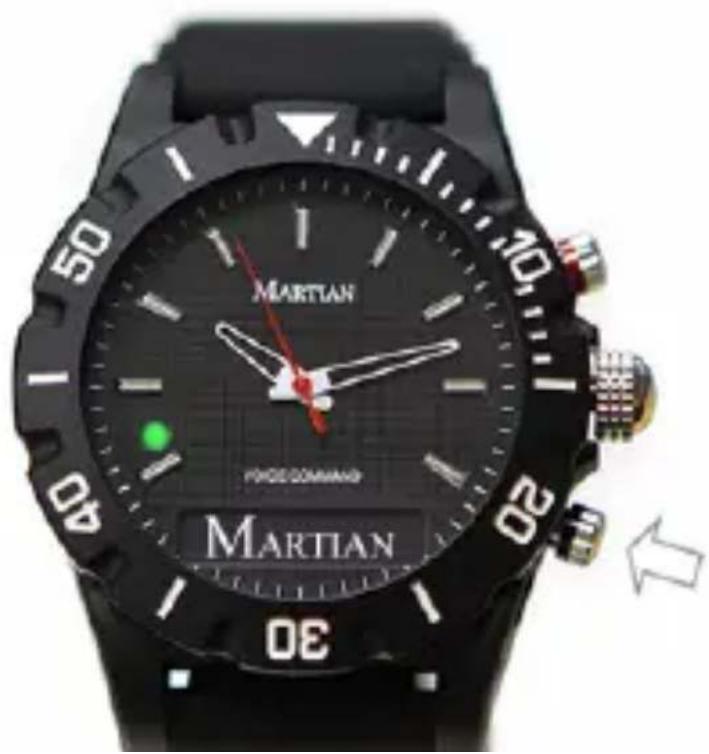 Martian Alpha T10 - Turning Your Watch On / Off - 1