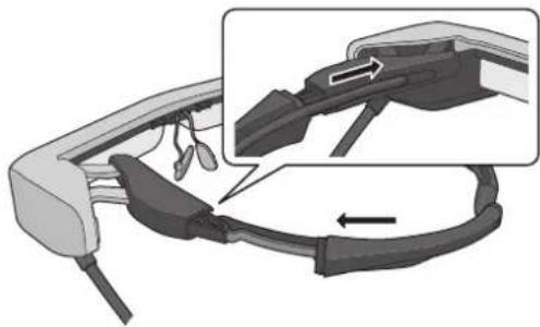 EPSON Moverio BT-35E - Replacing the Temple Grip - 3