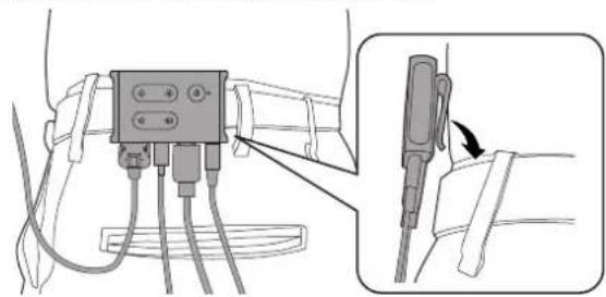 EPSON Moverio BT-35E - Using the Belt Clip/Cable Retainer - 5