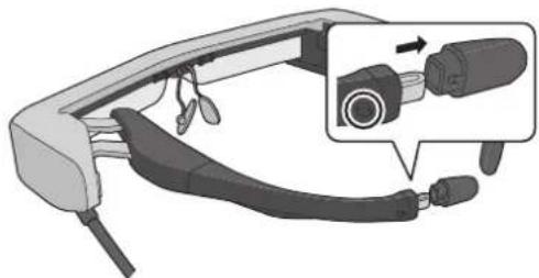 EPSON Moverio BT-35E - Replacing the Temple Grip - 1