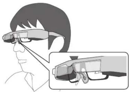 EPSON Moverio BT-35E - Wearing over Glasses - 2