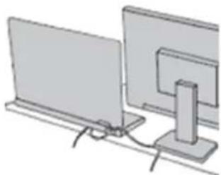 LENOVO ThinkBook 13s G2 - Protect the cables from being damaged. - 1