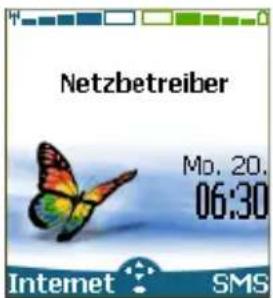 Netzbetreiber Mo. 20. 06:30 Internet SMS