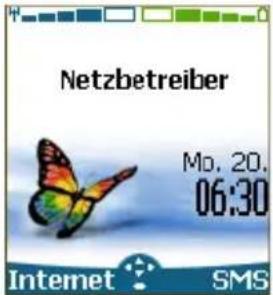Netzbetreiber Mo. 20. 06:30 Internet SMS