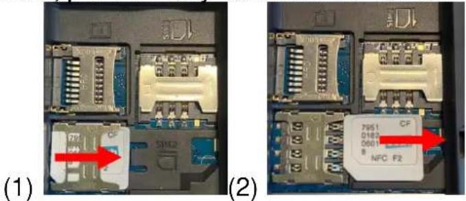 LOGICOM Le Posh 280 - Inserting and removing the SIM card - 5