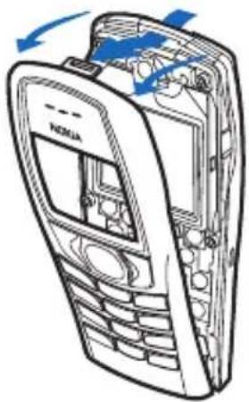 NOKIA 6560 - - REMOVE THE FRONT COVER - 1