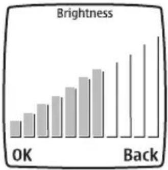 NOKIA 6560 - • DISPLAY CONTRAST - 1