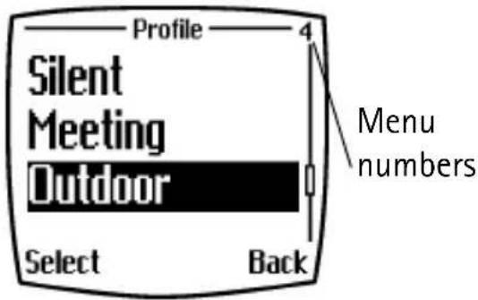 NOKIA 6360 - Use a shortcut - 1