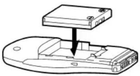NOKIA 6360 - Install the battery - 2