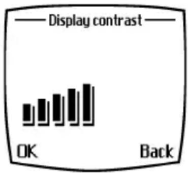 NOKIA 6360 - - ADJUST SCREEN CONTRAST - 1