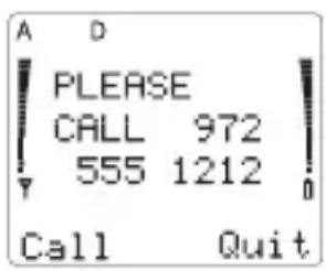 NOKIA 2180 - Receiving text messages and pages - 2