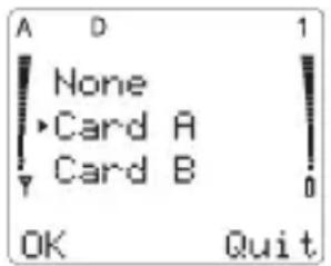 NOKIA 2180 - Menu 3 7, Calling Card - 1