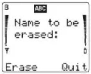 NOKIA 2180 - To erase stored names and numbers - 1
